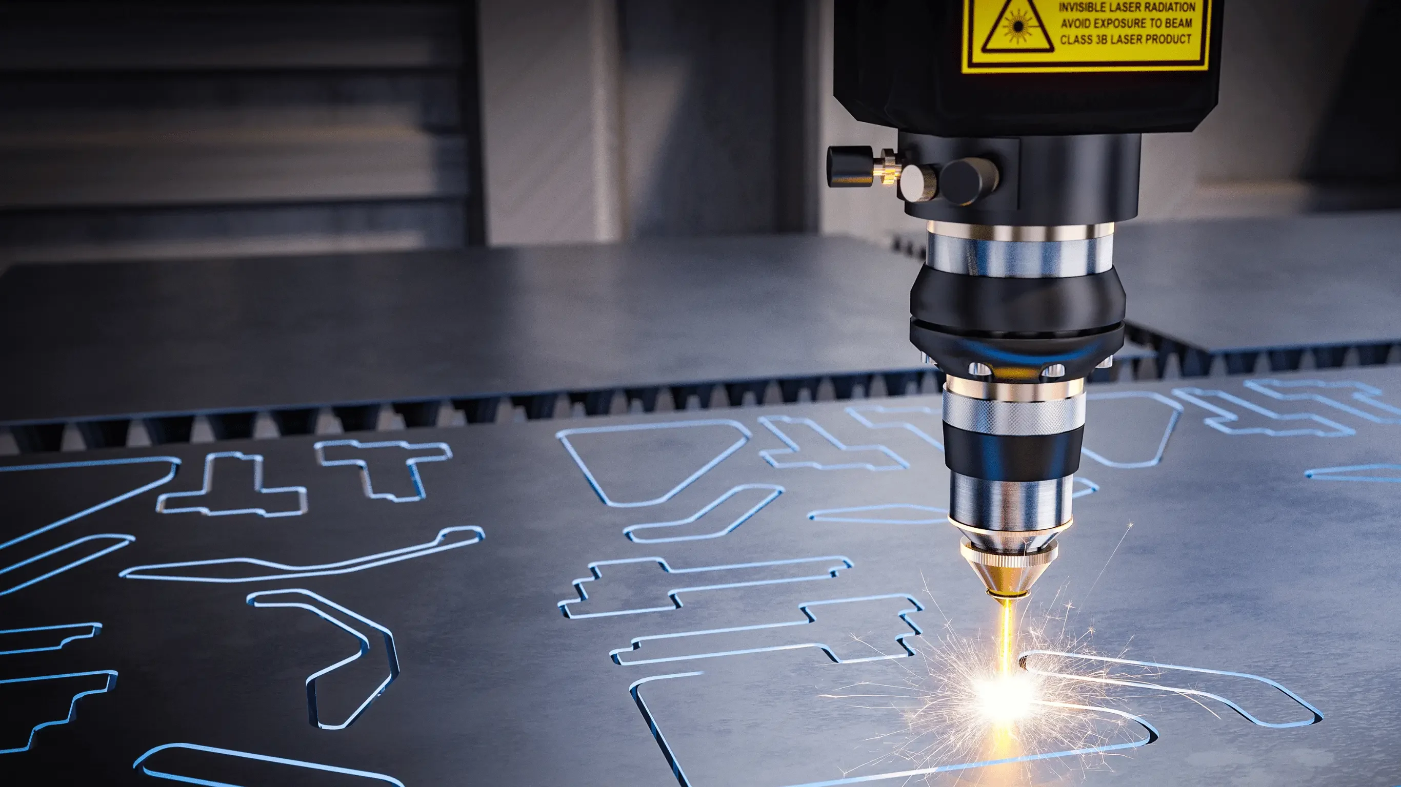 Laser welding in action